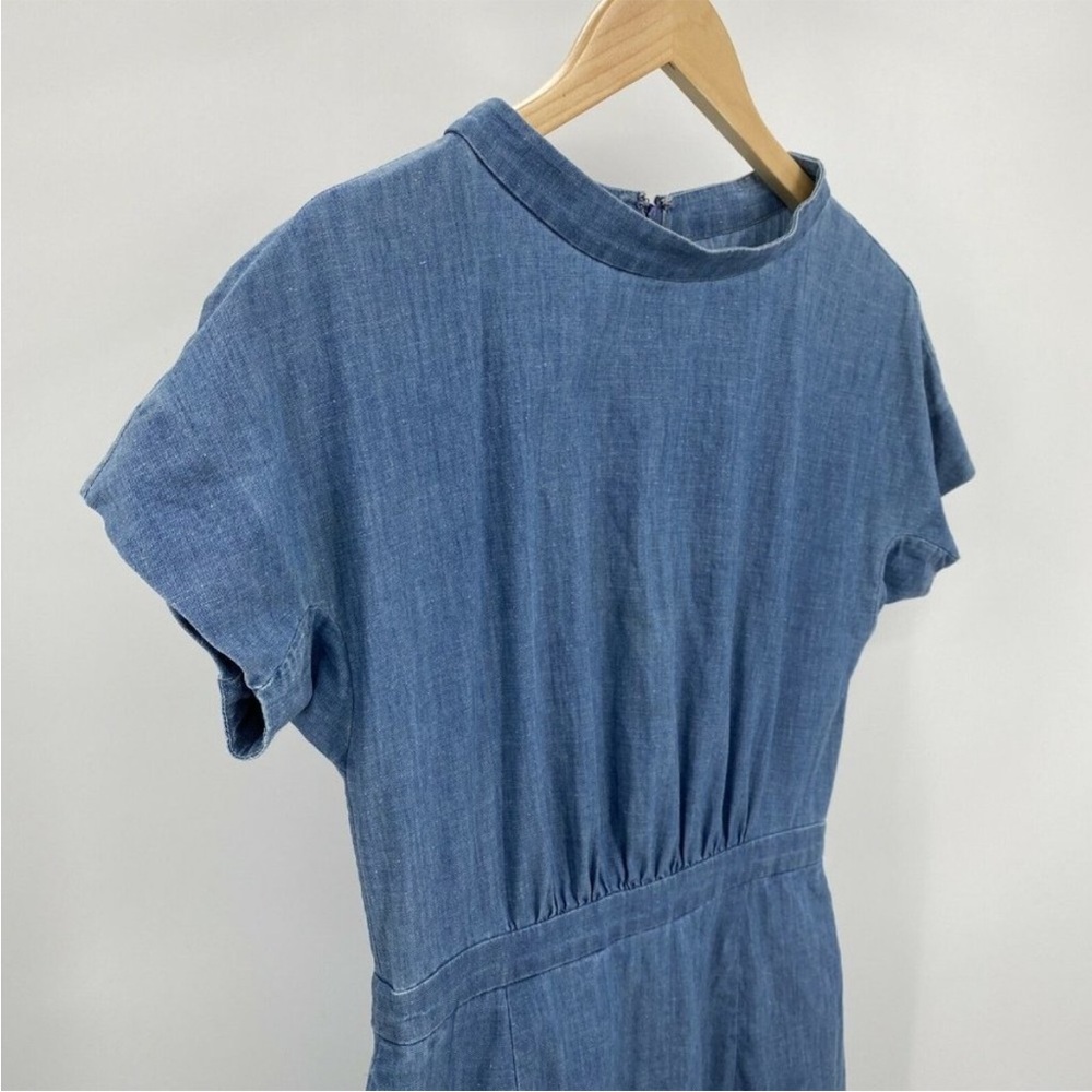 COS chambray blue dress